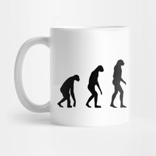 Fencing Evolution (black) Mug